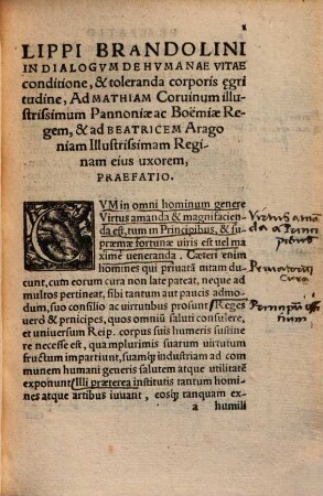De humanae vitae conditione et toleranda corporis aegritudine ... dialogus