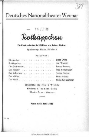 Rotkäppchen