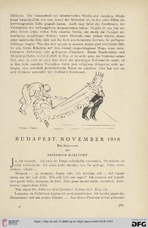 8: Budapest, November 1918 : Ein Interview