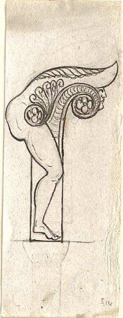 Speeth, Peter; Bauteile und Ornamente - Konsole - Groteske (Ansicht)