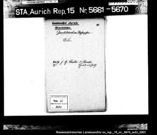 Hausierkonzessionen und -gesuche: Johann Gottfried Leister aus Bunde, Fleischhandel