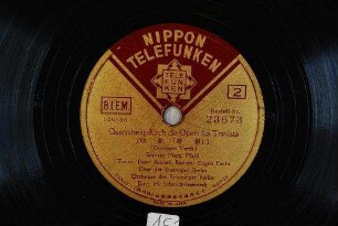 Querschnitt durch die Oper: La Traviata : [2. Teil] / (Giuseppe Verdi)