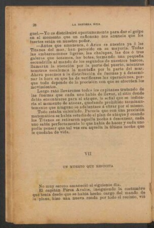 VII - Un muerto que resucita