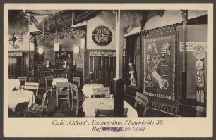 Ansichtskarte "Exoten-Bar" im Café Odeon, Hasenheide 38