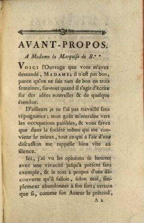 Considerations sur le Magnetisme animal