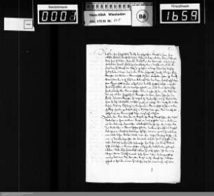Briefkonzepte des Achaz von Hohenfeld
