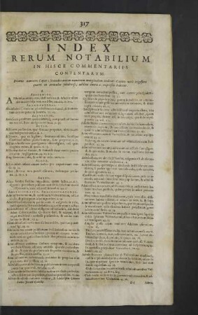 Index rerum notabilium