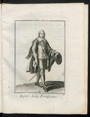 LXIX. Ein Päbstlicher Ritter von der Lilie.