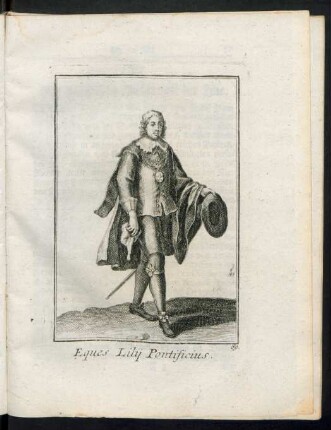 LXIX. Ein Päbstlicher Ritter von der Lilie.