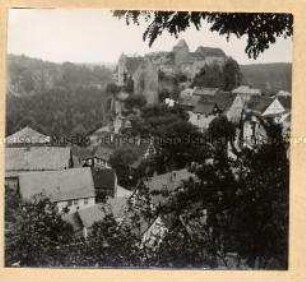 Stadtansicht von Hohnstein in der Sächsische Schweiz