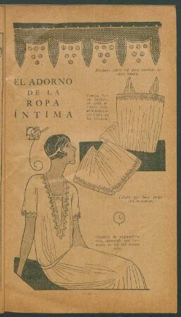 El adorno de la ropa íntima