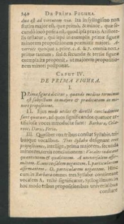 Caput IV. De Prima Figura.