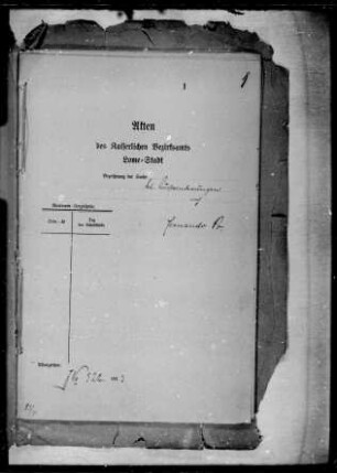 Maßnahmen zur Regulierung der Auswanderung von Eingeborenen des Schutzgebietes Togo, insbesondere nach Fernando Po