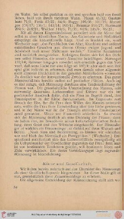 Minne und Gesellschaft