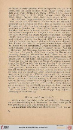 Minne und Gesellschaft