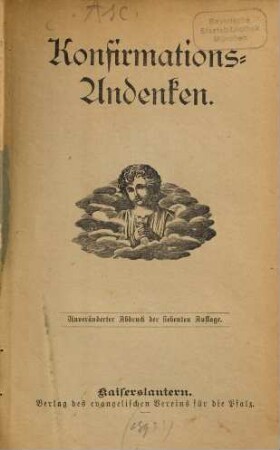 Konfirmations-Andenken