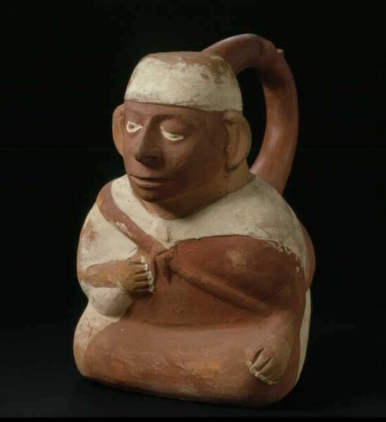 Anthropomorphic seated figure