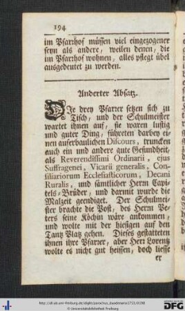 Anderter Absatz.