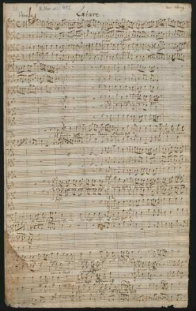 Ich traue Gott und seinem Segen; V (4), orch; A-Dur; TWV 1:869