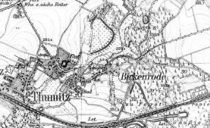 Demitz-Thumitz-Thumitz-Birkenrode. Meßtischblatt, 1:25.000, Sekt. Bischofswerda, Nr. 4851 (RA Görlitz 30/38)