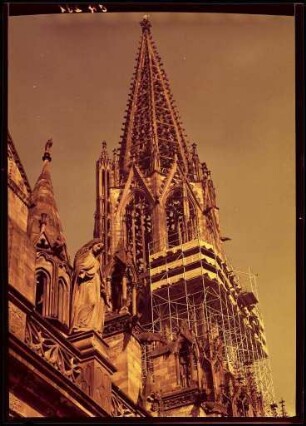 Turmhelm des Freiburger Münstersturms