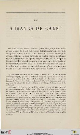 N.S. 8.1863: Les abbayes de Caen