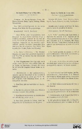 Vorstands-Sitzung vom 4. März 1903 / Séance du Comité du 4 mars 1903