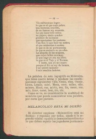 Melancólico está mi dueño