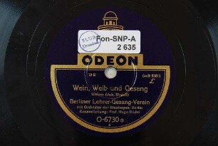Wein, Weib und Gesang : Walzer / (Joh. Strauß)