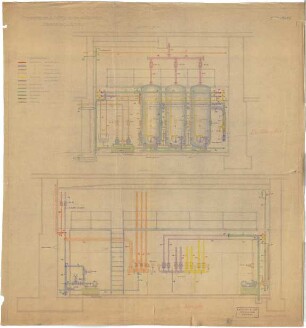 Troost, Paul Ludwig; München, Arcisstr. 12; Führerbau der NSDAP - Heizstation (Schnitte)