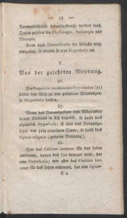 X. Von der gelehrten Meynung
