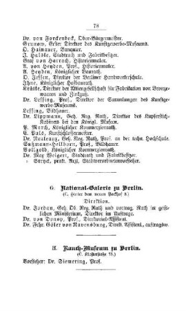 National-Galerie zu Berlin