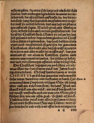 Grundt vnnd kundtschafft auß Göttlicher geschrifft vnd den hailigen Vättern, das, Fleisch vnd Bluot Ihesv Christi, im Ambt der hailigen Meß, durch geweychte Priester, warhafftigklich geopfert werd