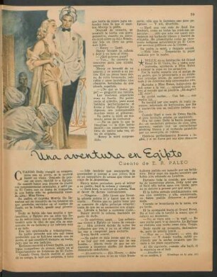 Una aventura en Egipto : Cuento