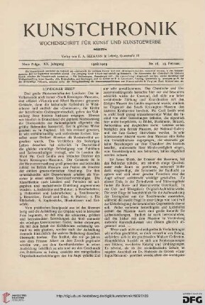 Heft 16 (19. Februar 1909)