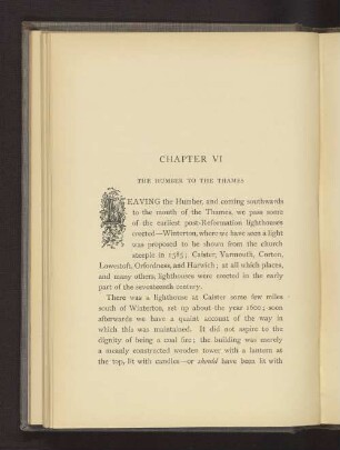 CHAPTER VI. THE HUMBER TO THE THAMES