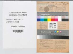 Entnazifizierung Johann Anlahr , geb. 07.07.1903 (Bergmann)
