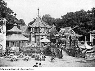 Chinesische Ansiedlung : Dresden. Stübelallee, chinesische Ansiedlung im Vergnügungseck