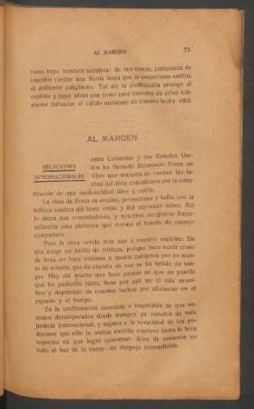 Al margen