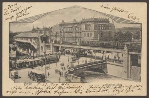Ansichtskarte Kanal und Hochbahn, Hallesches Tor [2/2]