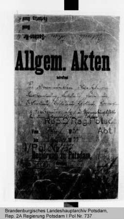 Amtsbezeichnung, Anstellung, Ausrüstung, Bekleidung, Schulung, Versetzung, Besoldung und Versorgung der kommunalen Polizeibeamten. Allgemeines