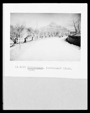 Landschaft bei Entrechaux