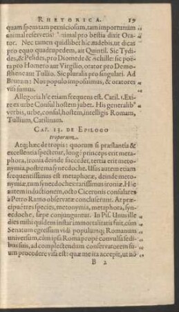 Cap. 13. De Epilogo troporum.