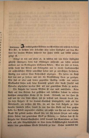 Bericht des Central-Ausschusses für die Innere Mission der Deutschen Evangelischen Kirche, 3. 1855/56 (1857)