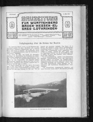 Fußgängersteg über die Donau bei Beuron