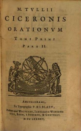 M. Tvllii Ciceronis Orationes. 1,2