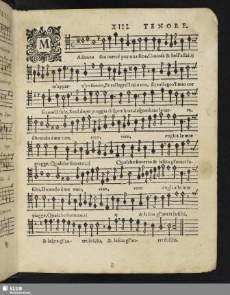 XIII. Madonna sua mercè
