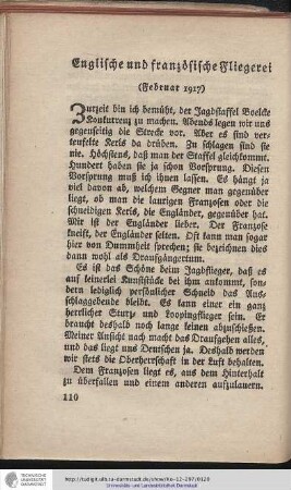 Englische und französische Fliegerei