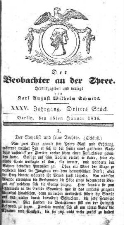 3. Stueck, 18. Januar 1836