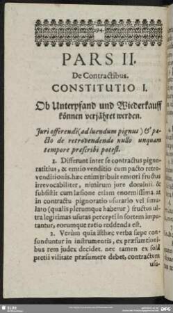 Pars II. De Contractibus